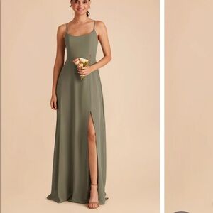 Amy Dress Chiffon Thyme Birdy Grey